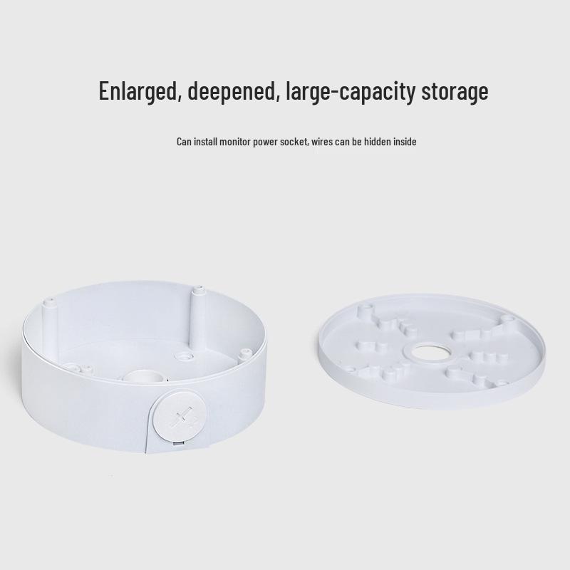 1280s Waterproof Ceiling/Wall Mount Base for Hemisphere Surveillance Camera with Concealed Cable Management