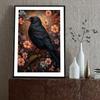 Готический Винтажный Граммофон Антикварный Эстетичный Постер Темная Академия Бабочка Ворона Холст Картина Галерейная Стена Искусство Настенное Покрытие Домашний Декор