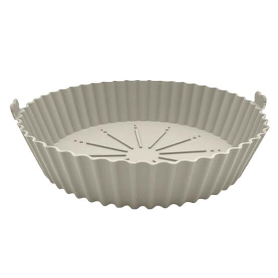 Yousheng Силиконовый вкладыш для аэрофритюрницы, форма для выпечки, антипригарная, многоразовая, форма для торта, тарелки для пиццы, круглая корзина для аэрофритюрницы для тортов, печенья, жареной курицы