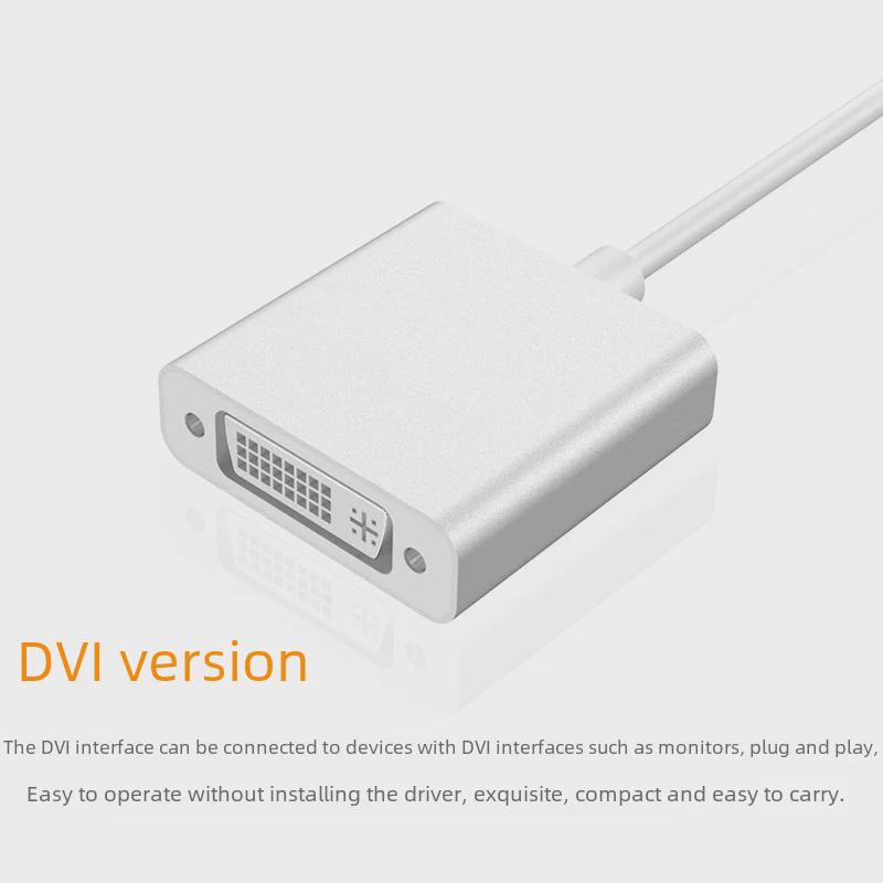 Адаптер Multi-Port Type-C to HDMI/VGA/DVI/DP для внешних дисплеев
