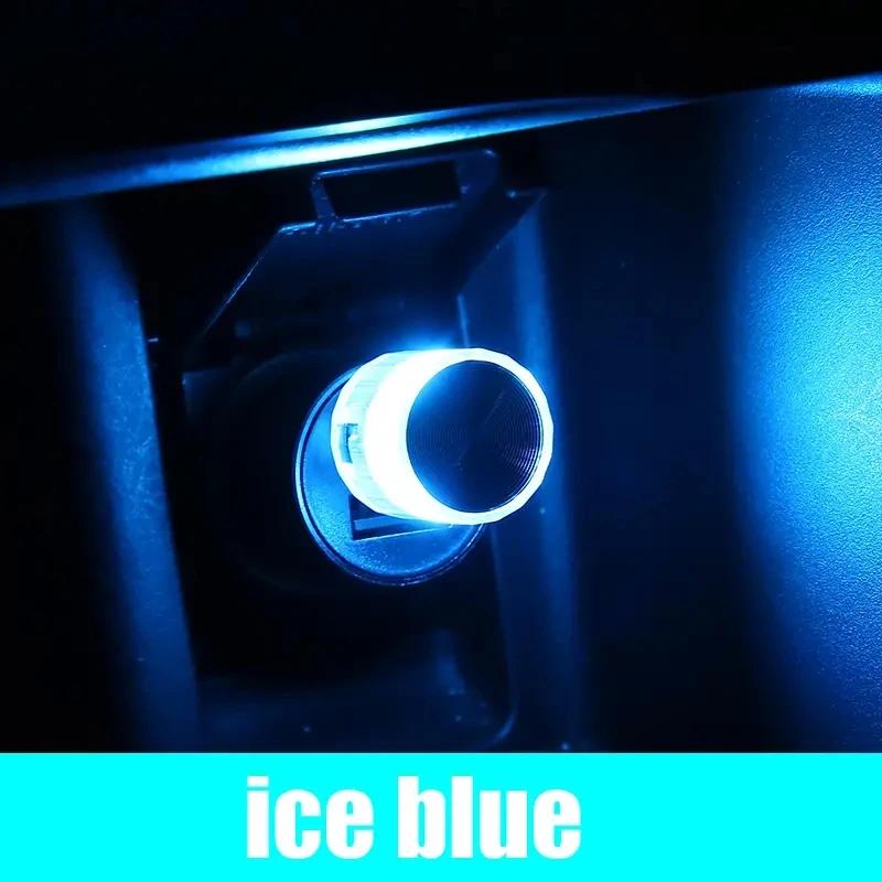 1pcs Car Mini USB Lights LED Decorative Lights, Atmosphere Lights Car PC Computer Portable Lights, Plug And Play Without Battery