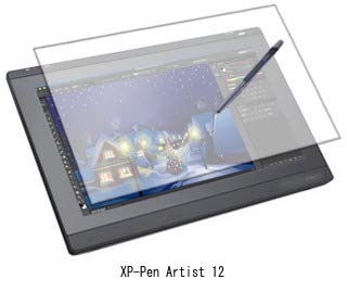 Media Cover Market Защитная пленка для экрана графического планшета XP-Pen Artist 12, Ощущение письма как по бумаге, Антибликовая, Совместимая
