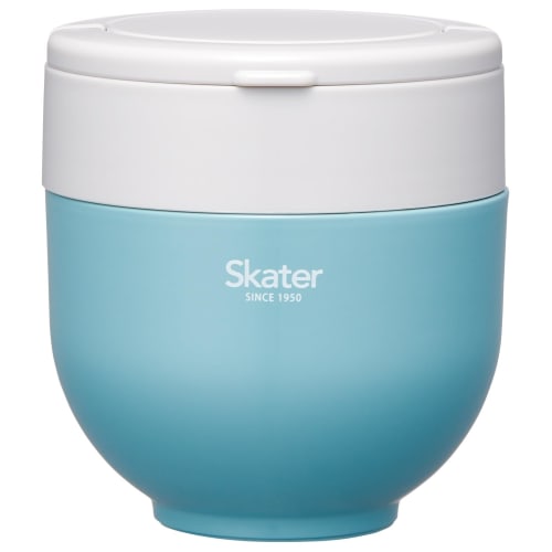 Skater Insulated Lunch Jar, 540ml, with Folding Handle, Antibacterial, Lake Green, LDNO6AG68016