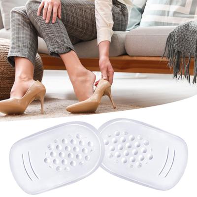 Yousheng 1 пара протекторов для пяток Утолщенные Эластичные Супермягкие Амортизирующие Прозрачные Противоскользящие Невидимые Липкие Прокладки для Высоких Каблуков Аксессуар