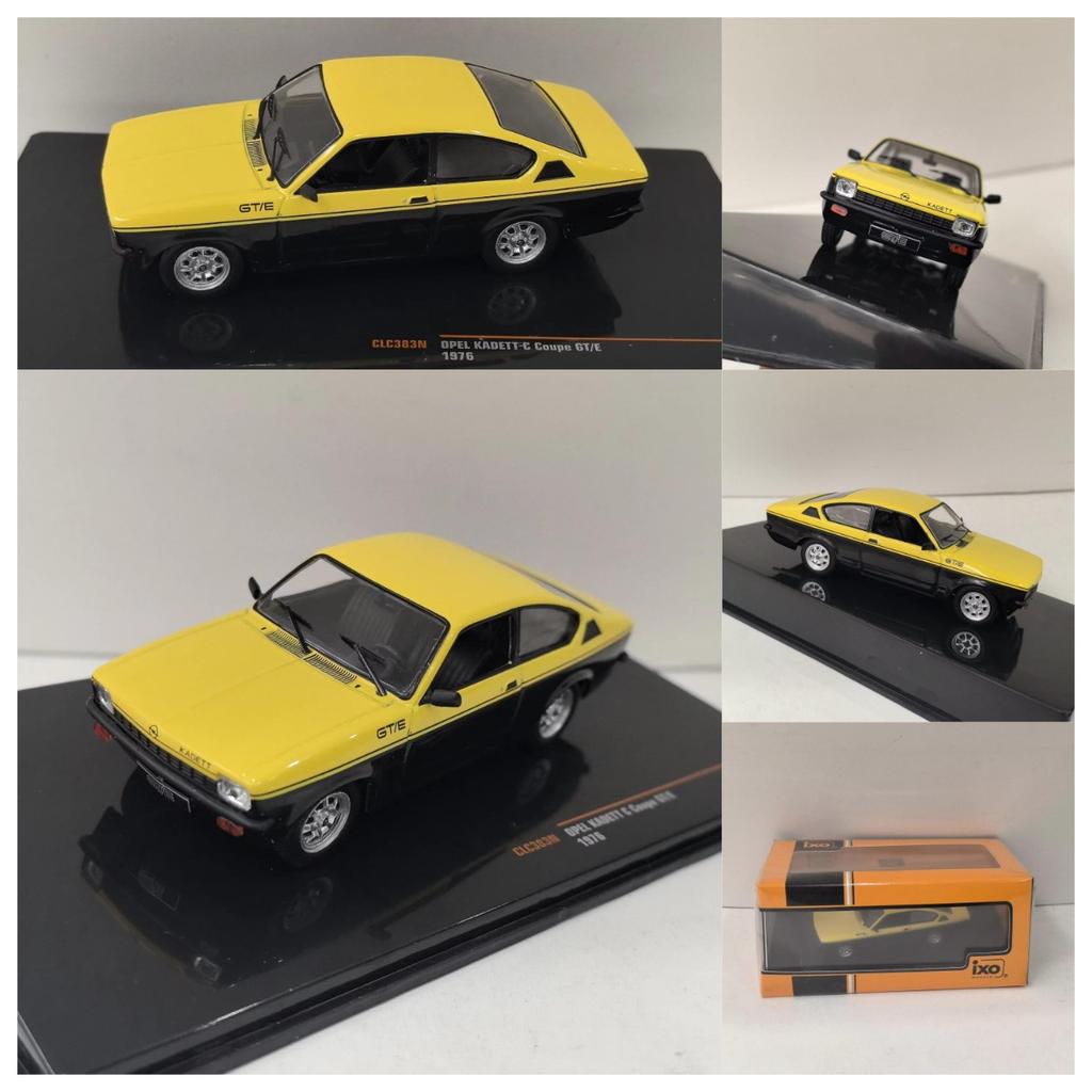 Трещина на коробке IXO Diecast Масштаб 1/43 OPEL KADETT C COUPE GT/E 1976 1-я модель автомобиля из сплава