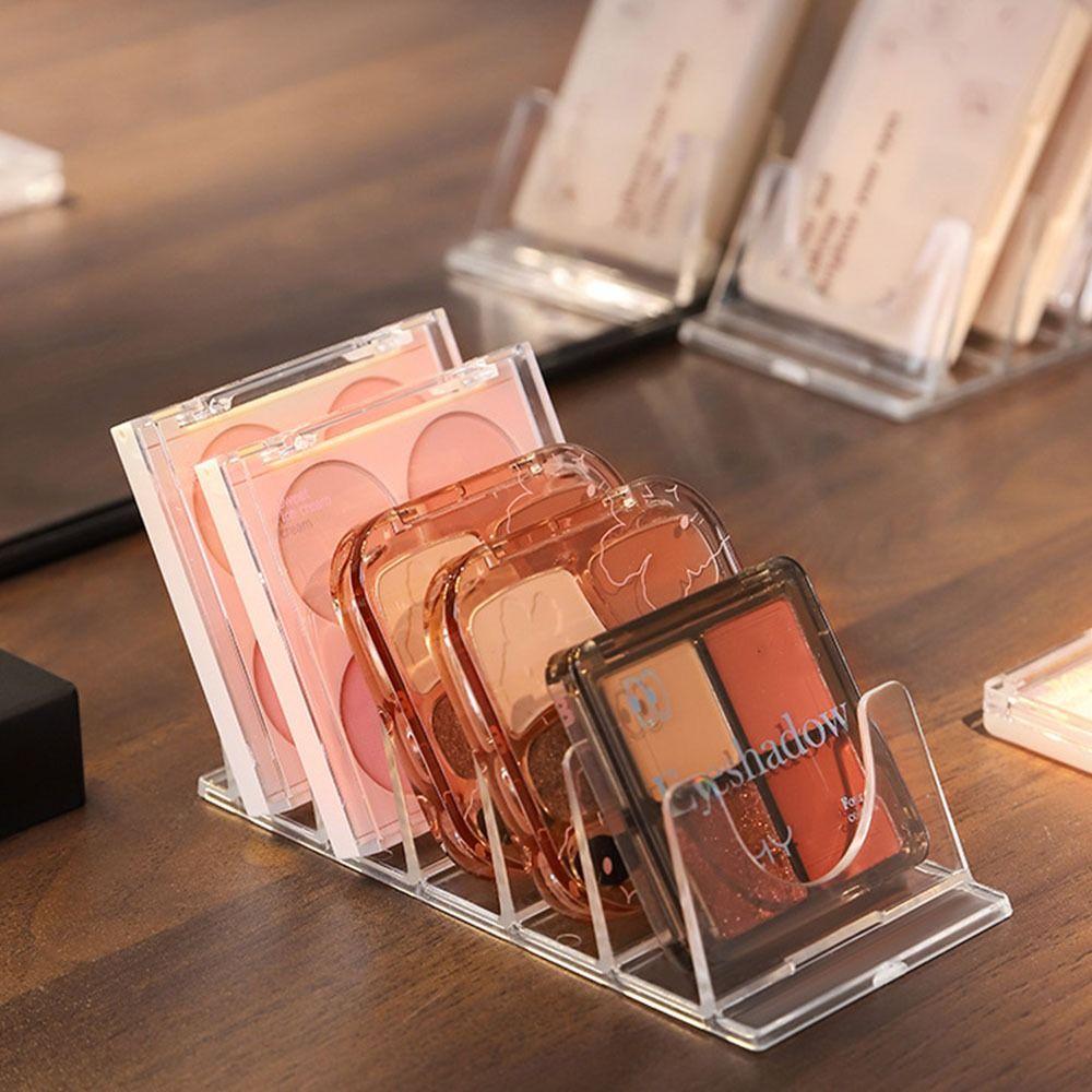 Multi-Function Cosmetic Stand Acrylic Blush Powder Storage Tray Durable Cosmetics Tools Stand