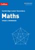 Книга Lower Secondary Maths Workbook: Stage 9