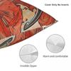 Alphonse Mucha Dance 1898 Square Pillowcase Polyester Linen Velvet Pattern Zip Decorative Home Cushion Cover