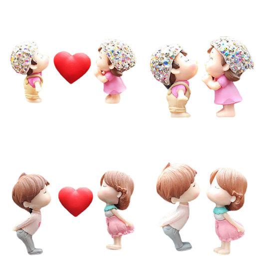 Прекрасная пара для девочек и мальчиков, автомобильный освежитель воздуха, парфюмерный клип, аромадиффузор, декор