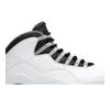 Air Jordan 10 Retro 'Steel' 2013 (Unisex) White / Black / Light Steel Grey / Varsity Red Vintage Basketball Shoes 310805 103