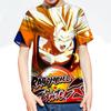 Трендовая мужская женская одежда футболки аниме-сериал Dragon Ball 3D цифровая печать рубашки