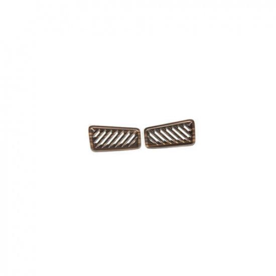 Wood Grain Dashboard Air Outlet Vent For Toyota RAV4 - Cover Frame Trim