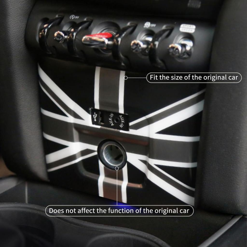 FDAIUN For BMW Mini F60 Dedicated Center Console, Cigarette Lighter, Interior Cover, Trim, ABS