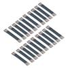 20pcs 10cm/3.94in Long Internal Flex Frame Silver Coin Purse Frame Kiss Clasp Clip  DIY Sewing