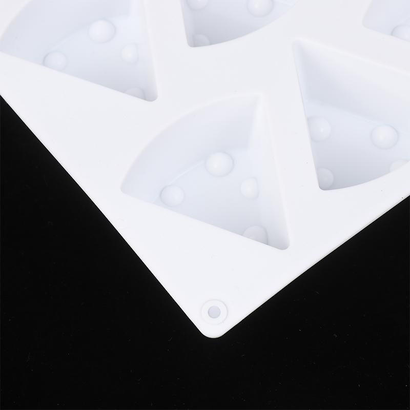 8Cavity Cheese Shaped Silicone Mould Diy Pastry Tools Cake Mold For Baking Non-Stick Kitchen Bakeware Dessert Mousse Mould