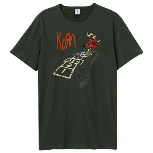 Amplified Женская/дамская футболка Follow The Leader Hopscotch Korn