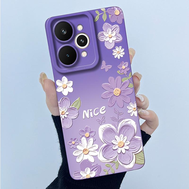 Чехлы Для Realme 15 Pro 5G Модный Минимализм Цветочный Чехол Для Телефона Ударопрочная Защита Мягкий Чехол Для Realme 15 15Pro 5G