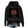 Women's And Men's Unisex Fashion Outfit Sweatsuit  Printed Long Sleeved  Casual Hooded Sweatshirt