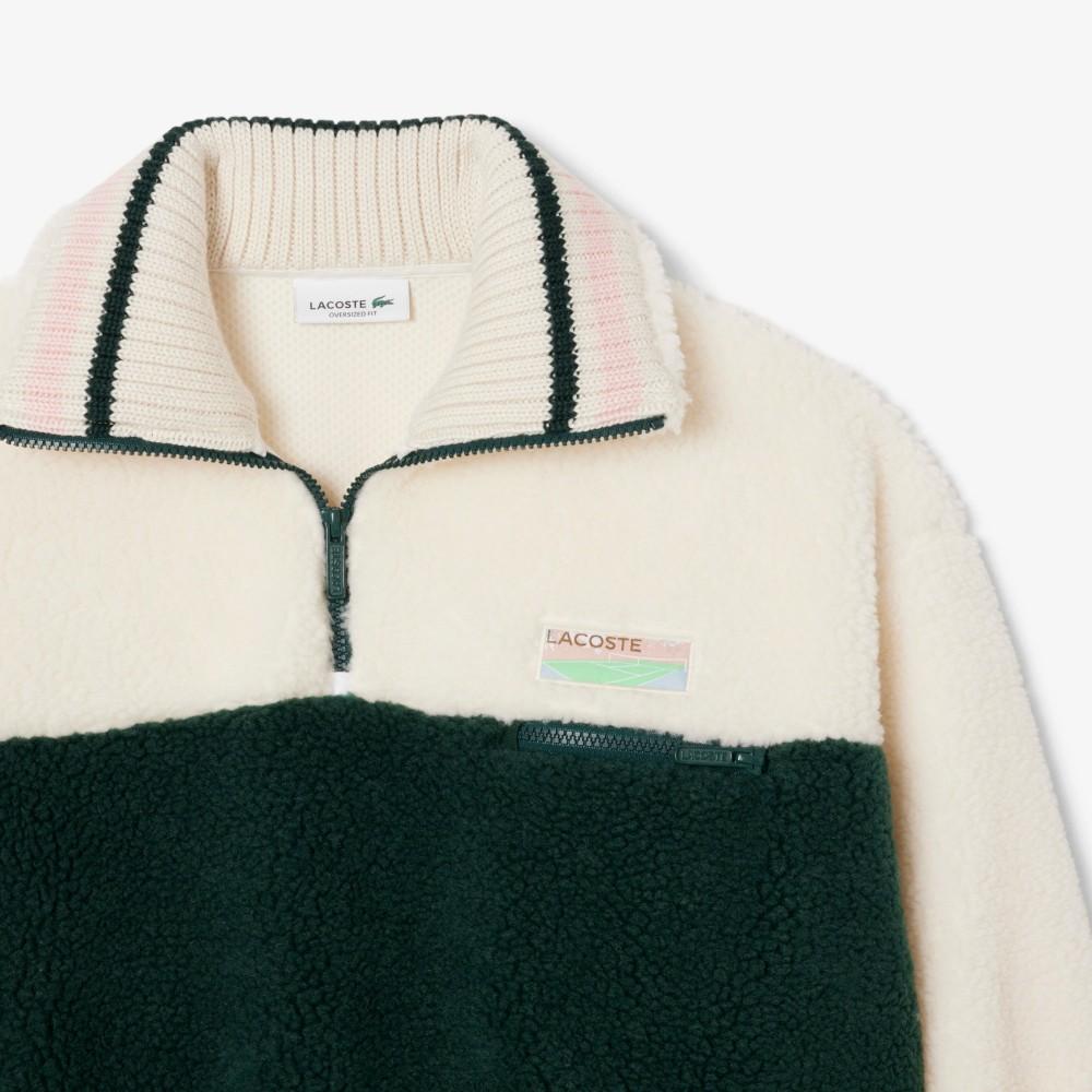 Lacoste Женская толстовка с полумолнией из поларфлиса SF5266-55NF2I