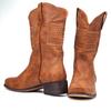Модные мужские кожаные нескользящие туфли SlipOn с круглым носком и пряжкой на низком каблуке, повседневные мужские зимние ковбойские сапоги, мужская обувь, теплая Zapatilla'