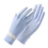 Summer sunscreen gloves women's ice silk sleeves driving sports thin non-slip elastic spring