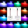 1797 Светодиодная панель для комнатного светильника T10 RGB светодиодная лампа C5WW5WLED для салона автомобиля, плафон T10, гирлянда 2 типа с адаптером, дистанционное управление, 12 В Ca