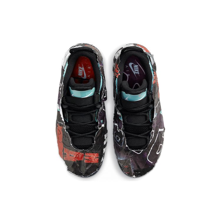 Nike Мужские кроссовки Air More Uptempo 96 Maximum Volume черные Чили-красный Glacier-Blue DJ4633-010