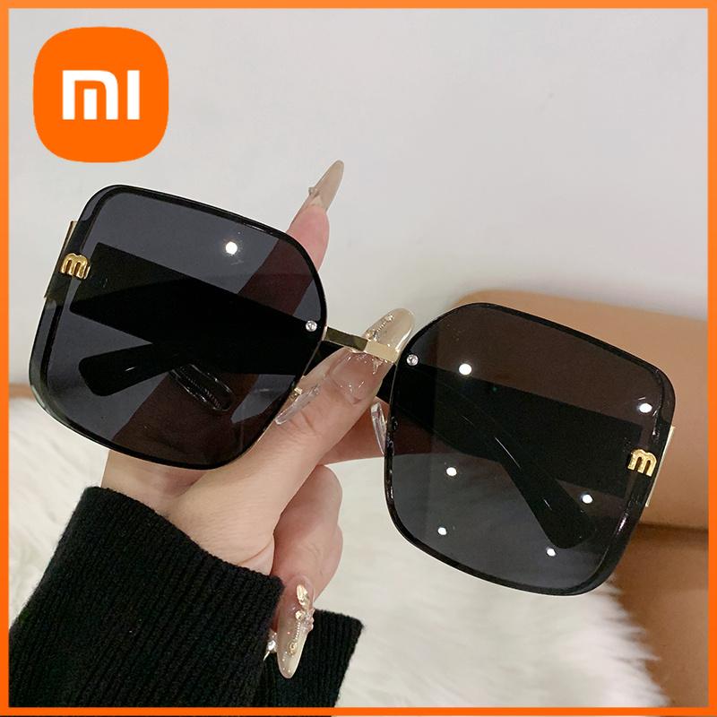 Xiaomi Модные Высококачественные Солнцезащитные Очки Трендовые Высококачественные Очки с Большой Рамкой Защита от УФ Излучения для Женщин 90316