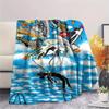 Sneakers printing Flannel Blanket Bedroom Coverlet Sofa Camping Warm blanket Gifts for family and friends(MJ055)