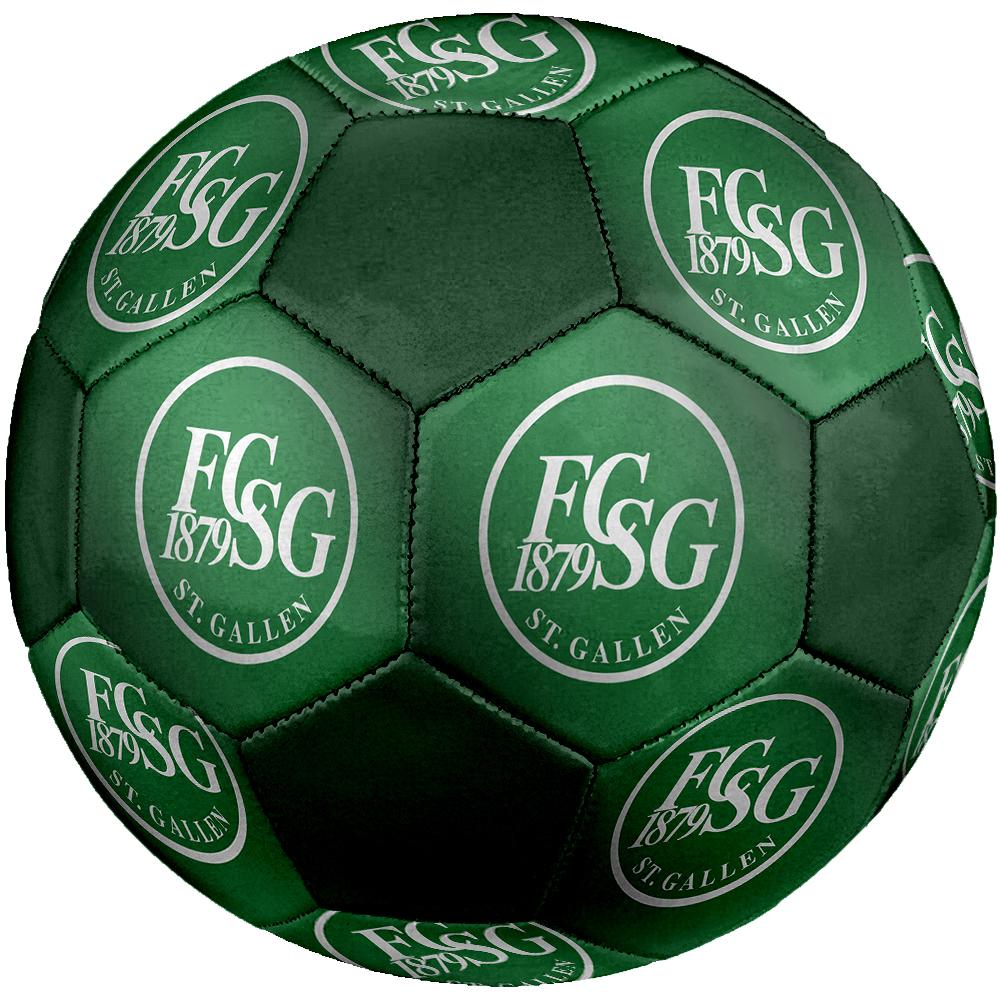 Футбольный мяч FC St.Gallen, размер 5, разноцветный, подходит для всех возрастов, машинная строчка, материал ПВХ, соревновательного качества, прочный и с высоким отскоком