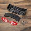 RC Car Tail Wing Rear Body Wing Spoiler Plastic Carbon Fiber Rear Wing for Losi 1/24 Micro-B 2WD Buggy Upgrade Parts Accessory