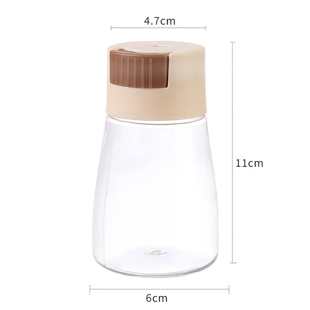 0.5g Quantitative Salt Dispenser Press Type Seasoning Jar Seasoning Container for Home Kitchen