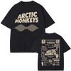 Retro Arctic Monkeys Album Tour Double Sided Graphic T Shirt Men Women Hip Hop Punk Rock T-shirt Casual pure Cotton Tshirts