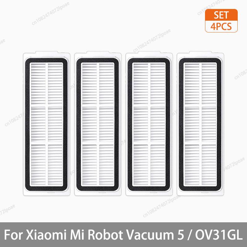 Для робота-пылесоса Xiaomi 5 / OV31GL Аксессуары для уборки Основная щетка Боковая щетка Hepa-фильтр Тряпка для мытья пола Мешок для пыли Детали Запасные