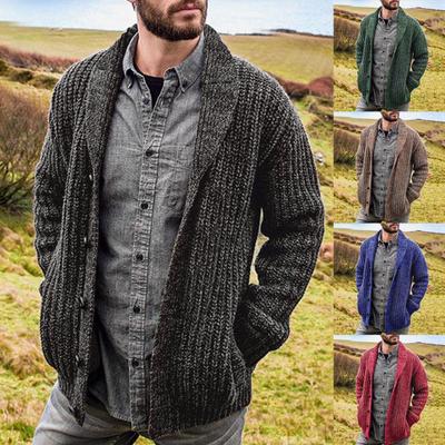 Кардиган в Европе и Америке, однотонный тонкий вязаный свитер с длинными рукавами, пальто