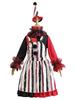 Harlequin Clown Costume for Girls Halloween Cosplay Outfit Kids Carnival Party Dress Up Set