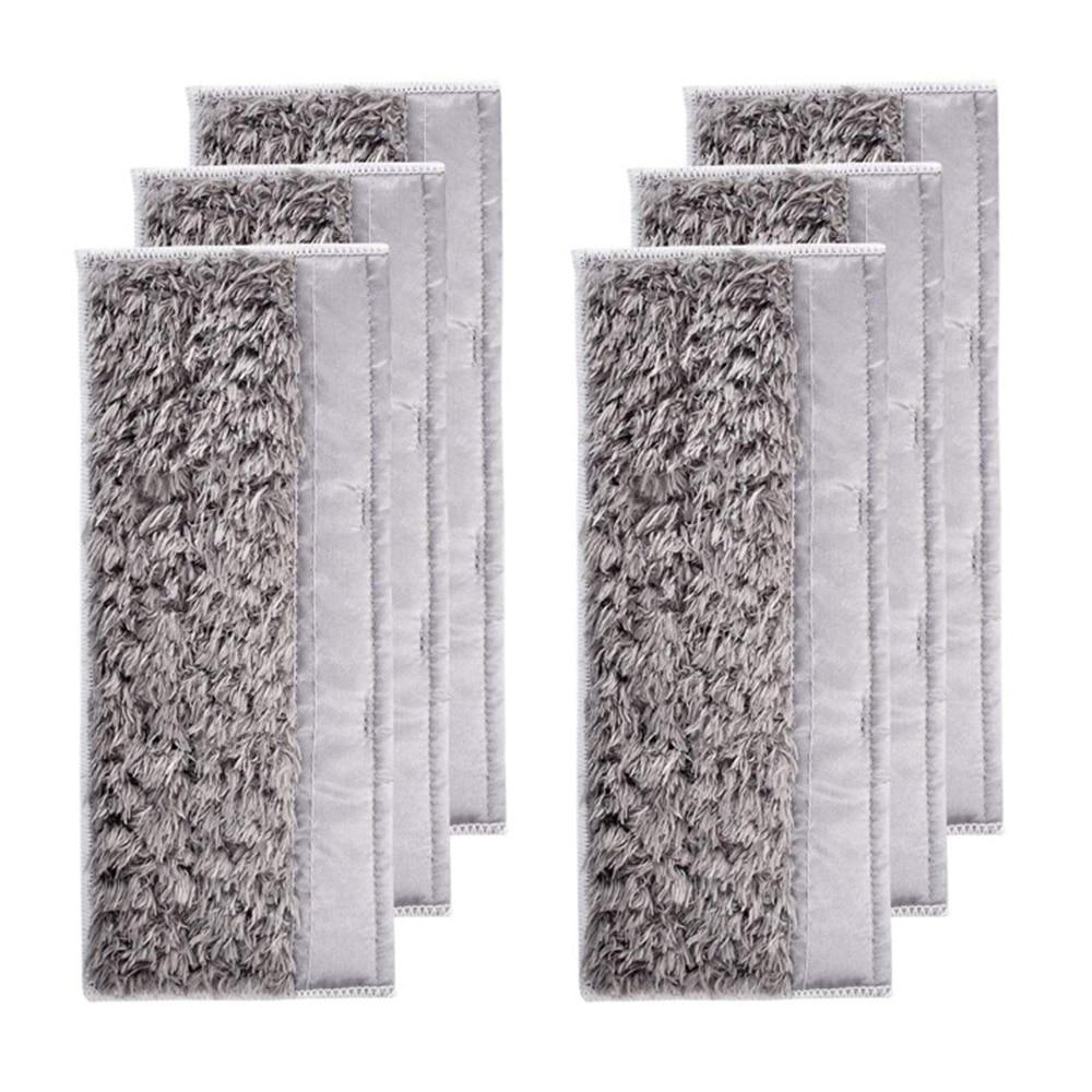 6 сменных моющихся подушечек для влажной уборки, совместимых с IRobot Braava Jet M6