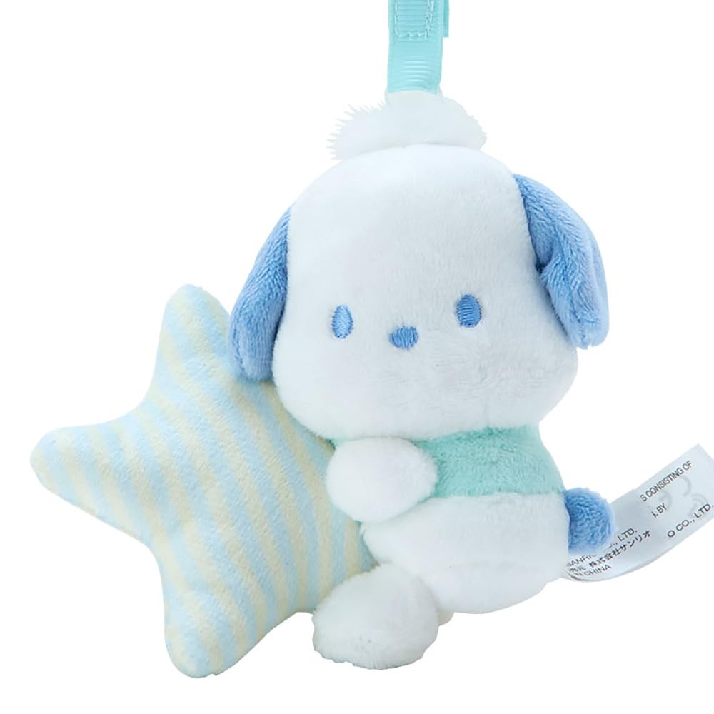 Sanrio (Санрио Бэби) Развивающая игрушка Веселый талисман Pochacco Pochacco 6x8x8см Sanrio Baby Веселый персонаж 768863 SANRIO
