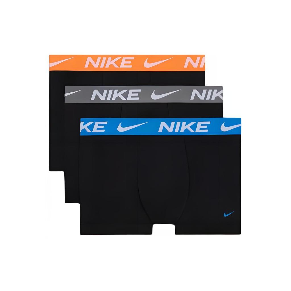 Nike Трусы-боксеры Dri-FIT Essential Micro Stretch Soft, 3 пары, мужское нижнее белье, черные, KE1156-017