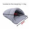 Fleece Pet Bed Sweat-absorbent Pet House Kitten Mat Sleeping Bag  Small Pet
