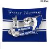 Hertha BSC Custom Name Wall Tapestry Aesthetic Wall Hanging Printed Fabric Blanket Decorative Tapestries for Bedroom Living Room Home Decor