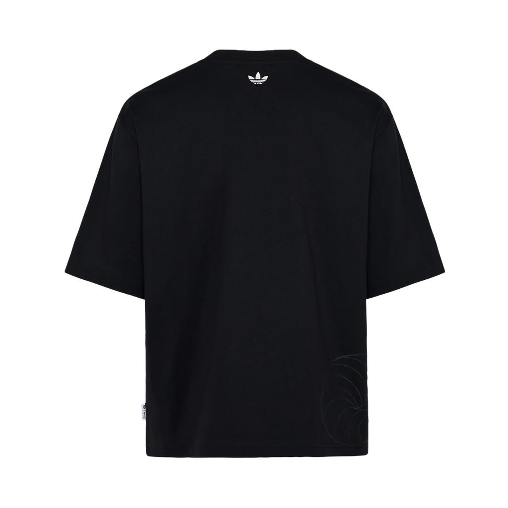 adidas Originals X Дисней Кот Чеширский Свитшот с круглым вырезом Удобная спортивная футболка с коротким рукавом Унисекс футболка KX5312