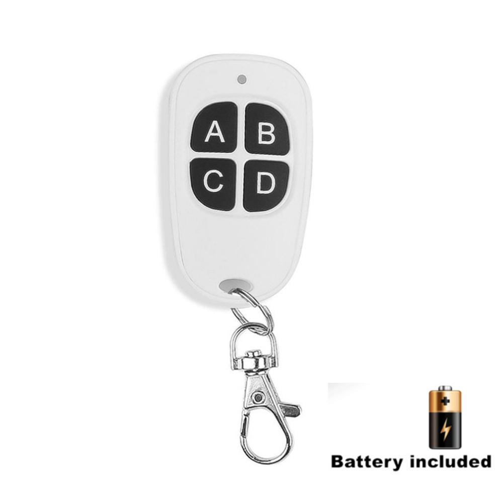 Universal 433mhz Copy Code Remote Control Garage Door Opener Wireless Transmitter 4 Key Duplicator Electric Door Key Copy Remote