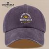 Кепка-бейсболка Винтажная Королевского Клуба Монако Регулируемая Snapback Легкая Унисекс Шляпа для Рыбалки на Открытом Воздухе Пляжа Барбекю