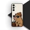 Чехол для телефона для Motorola Moto G86 G57 E14 E15 G14 G34 G35 G84 G24 A54 G15 Power E22 Корпус Мягкий чехол Милая капибара
