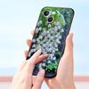 Прозрачный цветочный чехол-бампер Ландыш для iPhone 17 16 15 14 13 12 Pro Max 11 Pro Max 17 AIR Plus Мягкий ТПУ Корпус Сумки