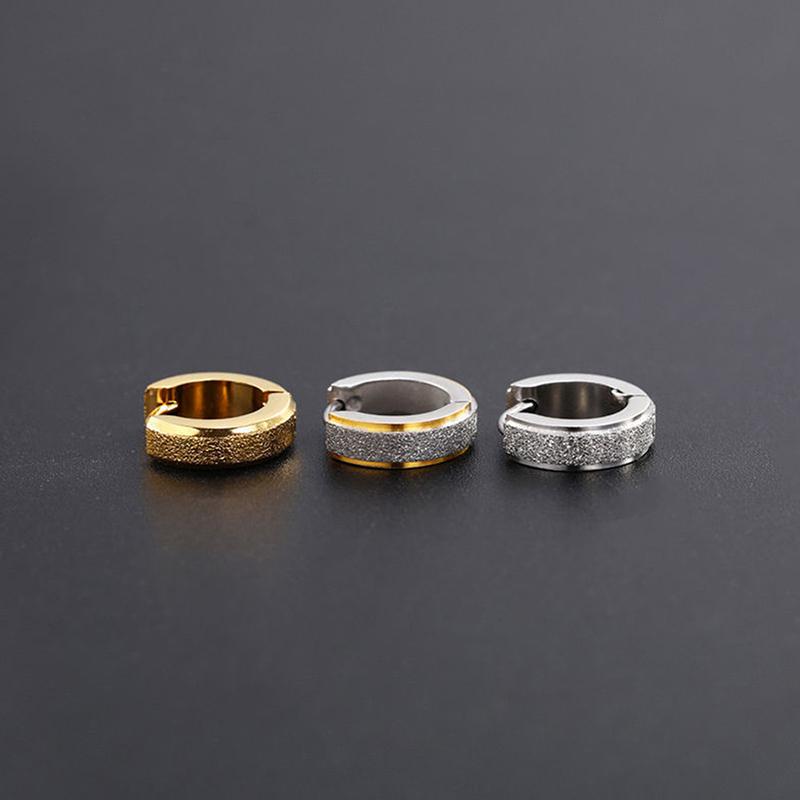 1шт панк-клипса для ушей для мужчин серьги-гвоздики подростков хип-хоп стиль серьги ювелирные изделия