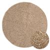 VidaXL Rug 90 Cm Jute Look Indoor and Outdoor, Outdoor Rug, Floor Rug, Indoor Rug, Doormat, 364835