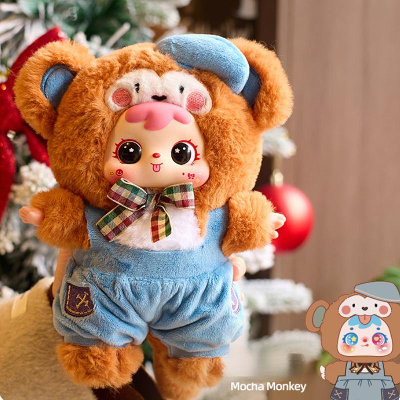 Каваи Серия Кофейня Сэмюэля Плюшевая Кукла-Сюрприз Подвеска для Сумки Виниловые Фигурки Коллекционные Игрушки Мистери Бокс Подарок