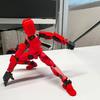 3D Printed Multi-jointed Robot Action Figure with Weapon Robot Model Movable Joint Figurine Desktop Decoration Ornament